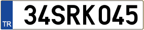 Truck License Plate